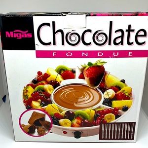 Mina’s Chocolate Fondue Set. New